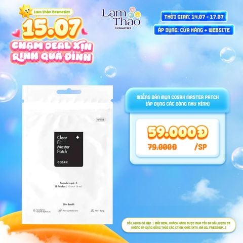  [DEAL SỐC 14.07 - 17.07] Miếng Dán Mụn Cosrx Master Patch Clear Fit 