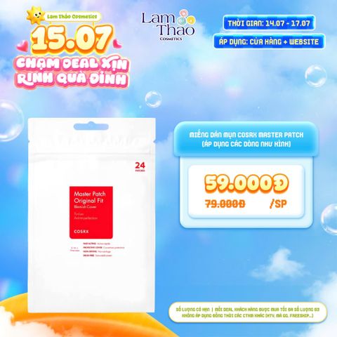  [DEAL SỐC 14.07 - 17.07] Miếng Dán Mụn Cosrx Master Patch Original Fit 
