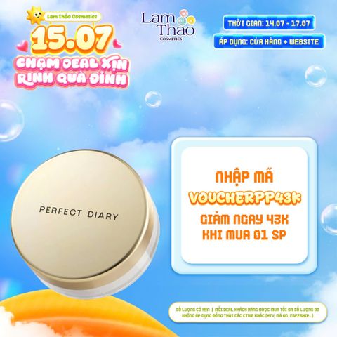  [DEAL SỐC 14.07 - 17.07] Phấn Phủ Perfect Diary Weightless Soft Velvet Blurring Loose Powder 