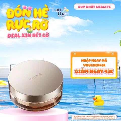  [DUY NHẤT BIÊN HOÀ 13.05 - 20.05: MUA 2SP CITRINE BẤT KỲ TẶNG CUSHION CITRINE 12G] Phấn Phủ Bột Kiềm Dầu Citrine Clear Mist Loose Powder 