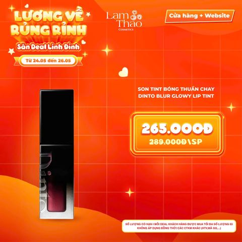  [DEAL SỐC 24.05 - 26.05] Son Tint Bóng Thuần Chay Dinto Blur Glowy Lip Tint 