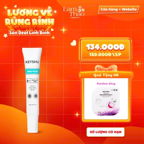  [TẶNG 1 MASK KEYSHU] Serum Giảm Mụn, Làm Dịu Da Keyshu Triki Plus 