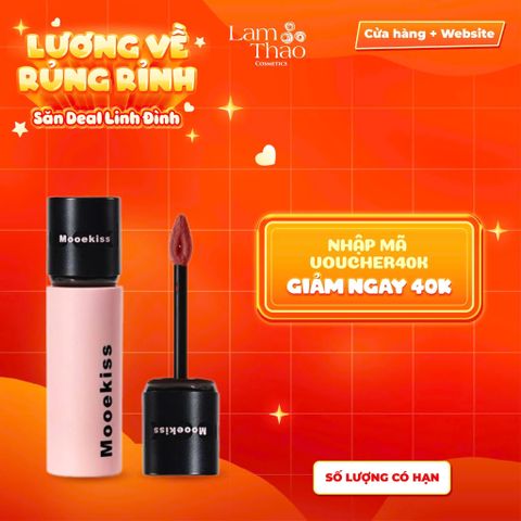  Son Bùn Lì Mịn Mooekiss Velvet Lip Mud 