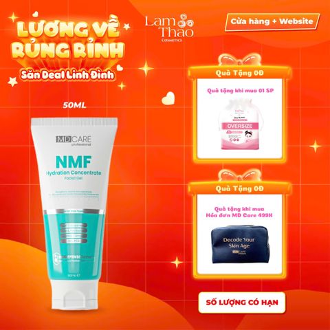  [TẶNG BTT BEFOU 50 MIẾNG][MUA HĐ MD CARE 499K TẶNG 01 TÚI DA ĐỰNG MỸ PHẨM] Gel Kiểm Soát Dầu, Tái Tạo Và Phục Hồi MD CARE NMF Hydration Concentrate Facial Gel 