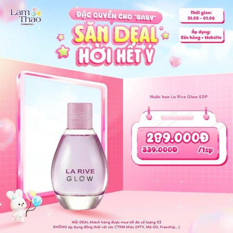  [DEAL SỐC 31.05 - 01.06] Nước hoa La Rive Glow EDP 