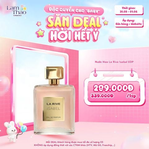  [DEAL SỐC 31.05 - 01.06] Nước Hoa La Rive Isabel EDP 