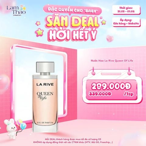  [DEAL SỐC 31.05 - 01.06] Nước Hoa La Rive Queen Of Life 