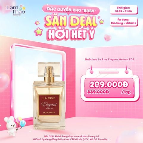  [DEAL SỐC 31.05 - 01.06] Nước hoa La Rive Elegant Woman EDP 