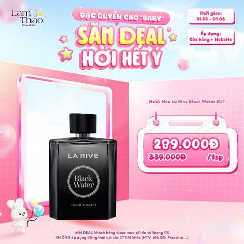  [DEAL SỐC 31.05 - 01.06] Nước Hoa La Rive Black Water EDT 