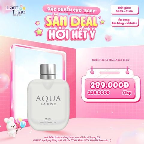  [DEAL SỐC 31.05 - 01.06] Nước Hoa La Rive Aqua Man 