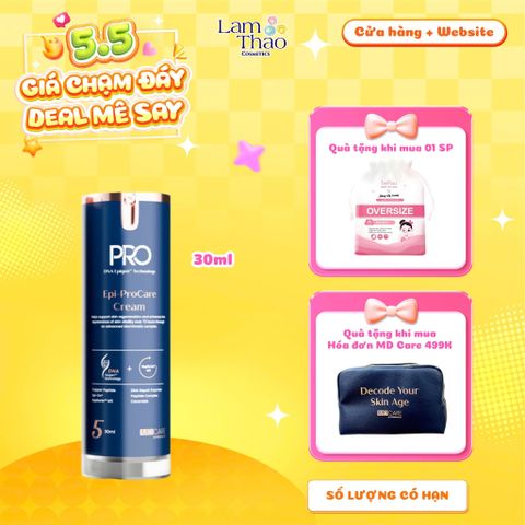  [TẶNG BTT BEFOU OVERSIZE 50 MIẾNG] [HĐ MD CARE 499K TẶNG 01 TÚI DA] Kem Dưỡng Phục Hồi Và Cải Thiện Nếp Nhăn MD Care Epi-Procare Cream 
