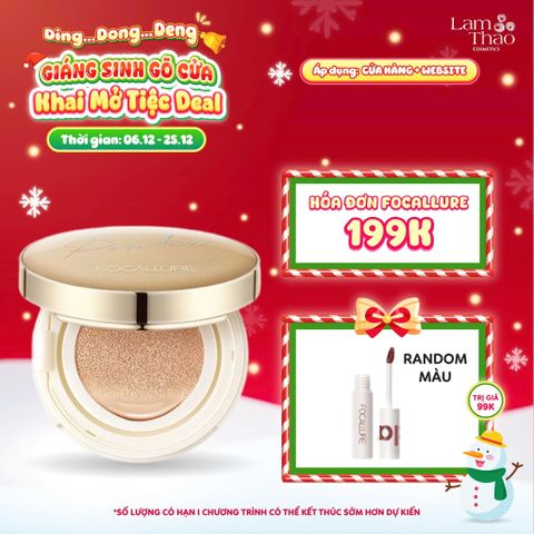  [DEAL SỐC 6.12 - 25.12 MUA HOÁ ĐƠN FOCALLURE 199K TẶNG 01 SON TRUE MATTE LIQUID LIPSTICK] Phấn Nước Focallure BB Poreless Matte Air Cushion Foundation 