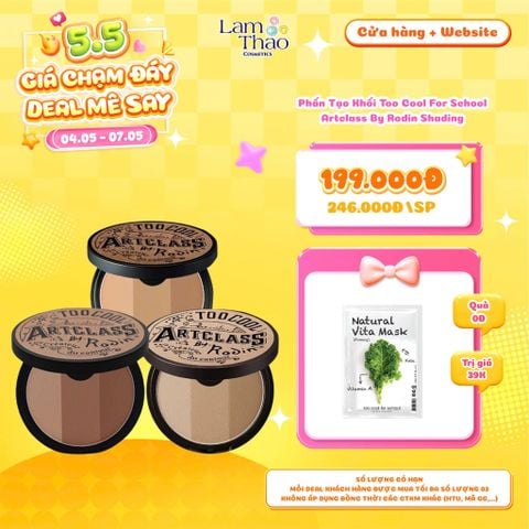  [DEAL SỐC 04.05 - 07.05 TẶNG 01 MASK TOO COOL FOR SCHOOL] Phấn Tạo Khối Too Cool For School Artclass By Rodin Shading 