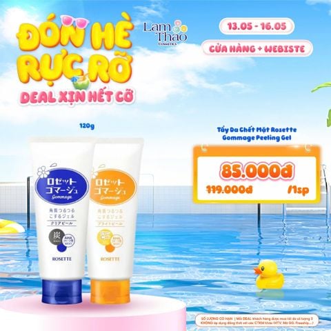  [DEAL SỐC 13.05 - 16.05 SIZE 120G] Tẩy Da Chết Mặt Rosette Gommage Peeling Gel 