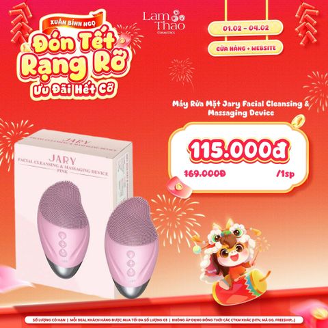  [DEAL SỐC 01.02 - 04.02] Máy Rửa Mặt Jary Facial Cleansing & Massaging Device 