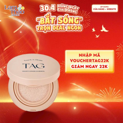  Phấn Nước Mịn Lì Chống Nắng TAG Velvet Cover Cushion SPF 50+ PA+++ 