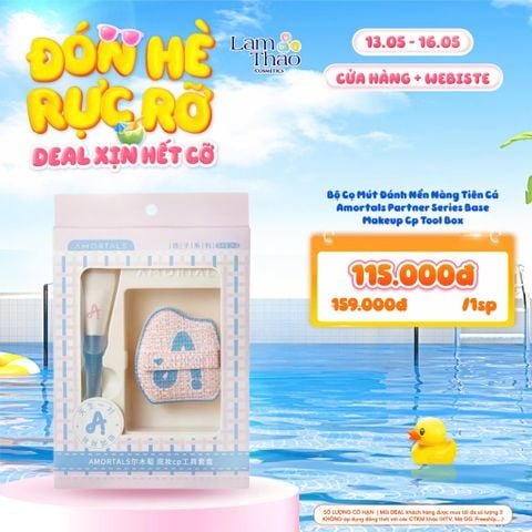  [DEAL SỐC 13.05 - 16.05] Bộ Cọ Mút Đánh Nền Nàng Tiên Cá Amortals Partner Series Base Makeup Cp Tool Box 