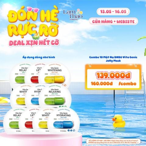  [DEAL SỐC 13.05 - 16.05 COMBO 10 MASK] Mặt Nạ BNBG Vita Genic Jelly Mask 