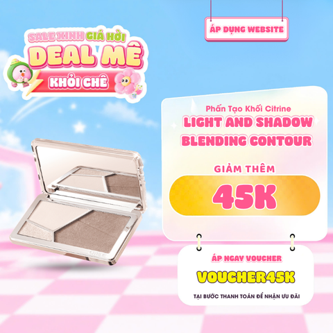  Phấn Tạo Khối Citrine Light And Shadow Blending Contour Palette 