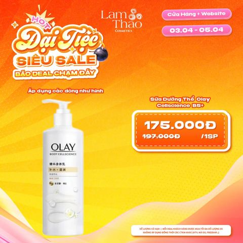  [DEAL SỐC 03.04 - 05.04] Sữa Dưỡng Thể Tinh Chất Dưỡng Ẩm Olay Body Cellscience B5+ 