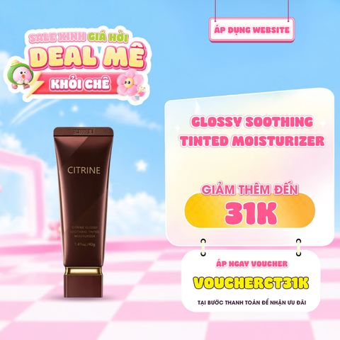  Kem Lười Citrine Glossy Soothing Tinted Moisturizer 