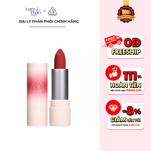  Son Thỏi 3CE Mềm Môi Cashmere Hug Lipstick Mini 