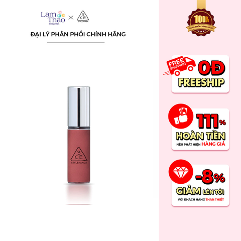  Son Kem Bùn 3CE Hazy Lip Clay Mini 