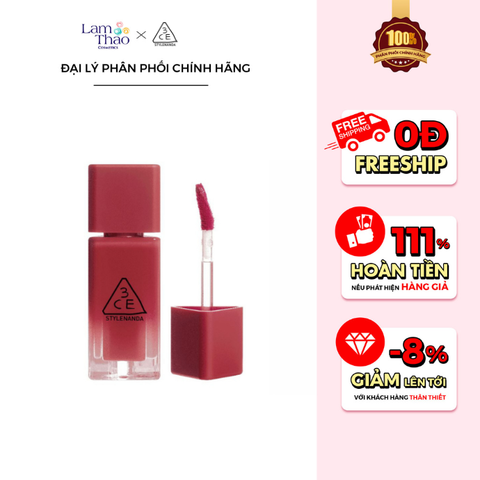  Son Tint Bóng Mềm 3CE Gummy Oil Tint 