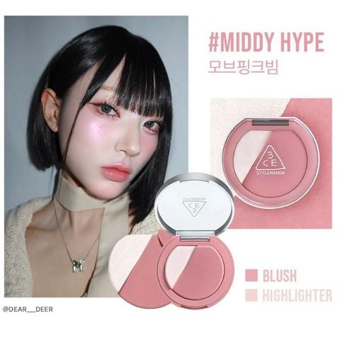  Phấn Má Hồng Bắt Sáng 3CE Blush Lighter 