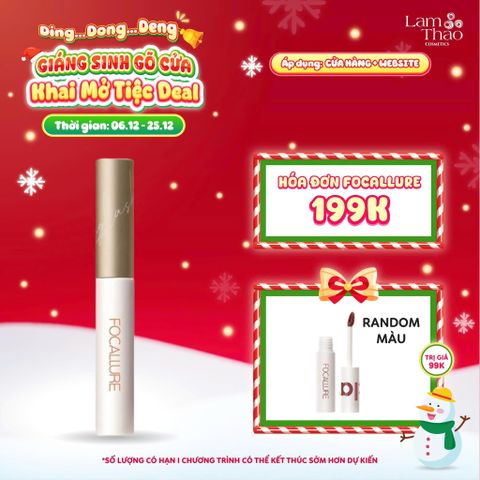  [DEAL SỐC 6.12 - 25.12 MUA HOÁ ĐƠN FOCALLURE 199K TẶNG 01 SON TRUE MATTE LIQUID LIPSTICK] Mascara Chuốt Mi Focallure Longlash Waterproof Mascara 