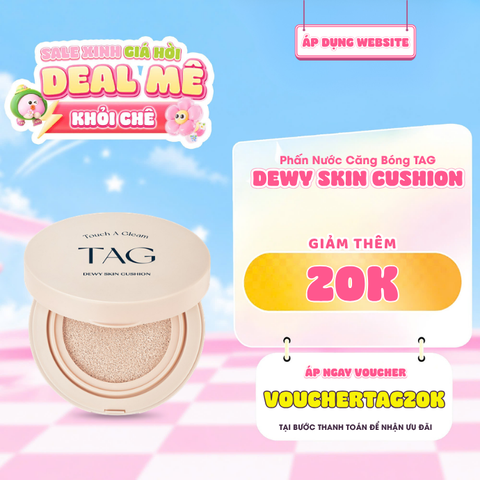  Phấn Nước Căng Bóng Chống Nắng TAG Dewy Skin Cushion SPF50+ PA+++ 