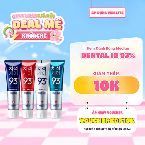  Kem Đánh Răng Median Dental IQ 93% 