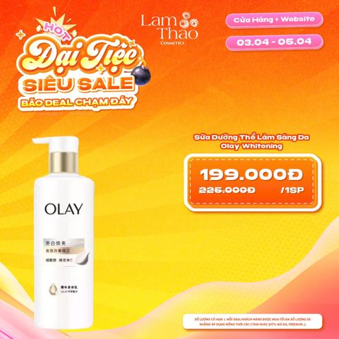  [DEAL SỐC 03.04 - 05.04] Sữa Dưỡng Thể Làm Sáng Da Olay Whitening 