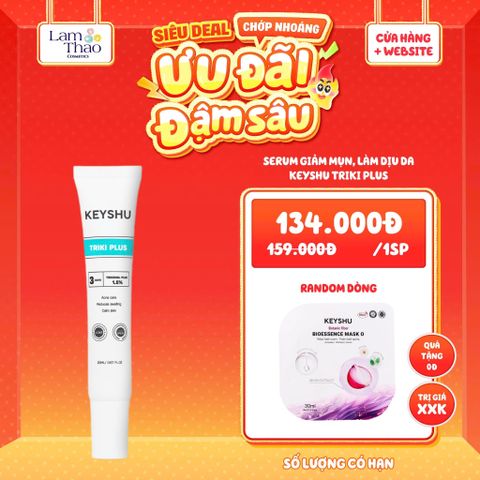  [TẶNG 1 MASK KEYSHU] Serum Giảm Mụn, Làm Dịu Da Keyshu Triki Plus 