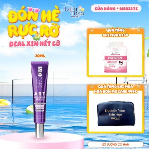  [TẶNG BTT BEFOU 30 MIẾNG][MUA HĐ MD CARE 499K TẶNG 01 TÚI DA] Kem Dưỡng MD Care A.R.T Brightening Complex 
