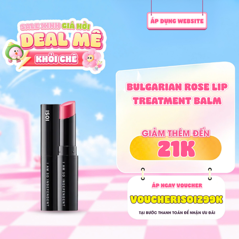  Son Dưỡng Có Màu Giúp Cấp Ẩm ISOI Bulgarian Rose Lip Treatment Balm 