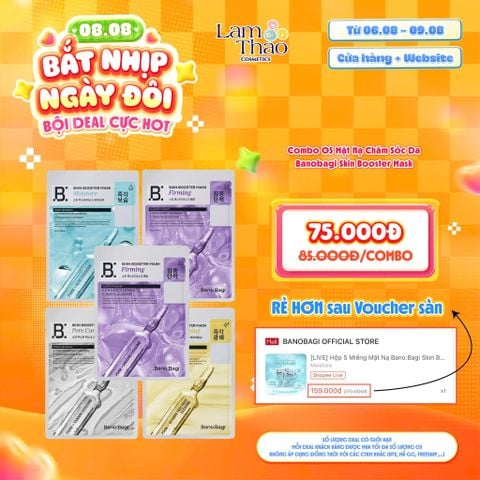  [DEAL SỐC 06.08 - 09.08 KHI MUA COMBO 5 MASK] Mặt Nạ Chăm Sóc Da Banobagi Skin Booster Mask 