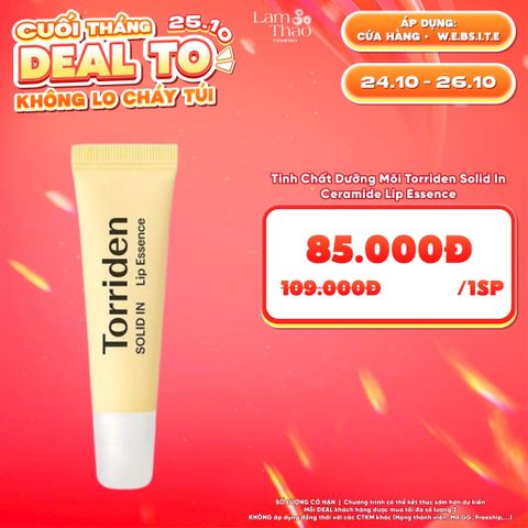  [DEAL SỐC 24.10 - 26.10] Tinh Chất Dưỡng Môi Torriden Solid In Ceramide Lip Essence 