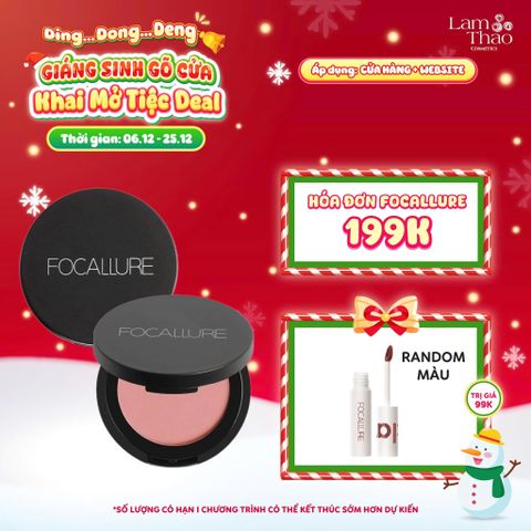  [DEAL SỐC 6.12 - 25.12 MUA HOÁ ĐƠN FOCALLURE 199K TẶNG 01 SON TRUE MATTE LIQUID LIPSTICK] Phấn Má Hồng Focallure Color Mix FA25 