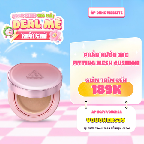  Phấn Nước 3CE Fitting Mesh Cushion 