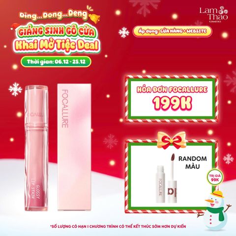 [DEAL SỐC 6.12 - 25.12 MUA HOÁ ĐƠN FOCALLURE 199K TẶNG 01 SON TRUE MATTE LIQUID LIPSTICK] Son Bóng Dạng Lỏng Focallure Glossy Lip Stain 