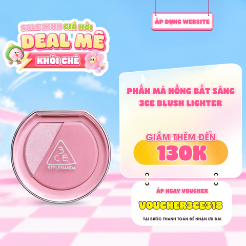  Phấn Má Hồng Bắt Sáng 3CE Blush Lighter 