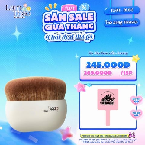  [DEAL SỐC 14.04 - 16.04 TẶNG GƯƠNG BLACK ROUGE] Cọ Tán Kem Nền Jessup My Magical Foundation Brush 
