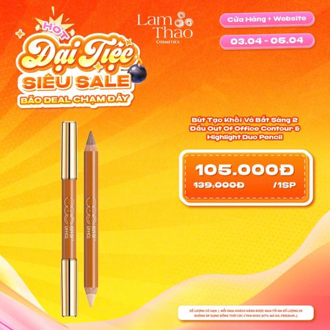  [DEAL SỐC 03.04 - 05.04] Bút Tạo Khối Và Bắt Sáng 2 Đầu Out Of Office Contour & Highlight Duo Pencil 