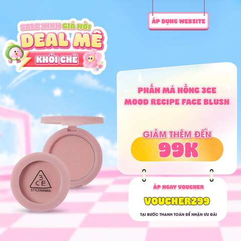  Phấn Má Hồng 3CE Mood Recipe Face Blush 
