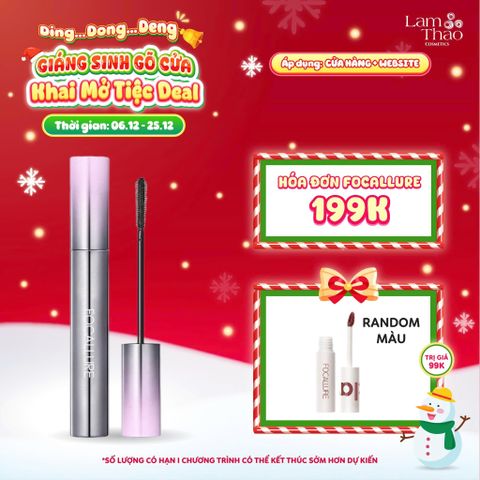  [DEAL SỐC 6.12 - 25.12 MUA HOÁ ĐƠN FOCALLURE 199K TẶNG 01 SON TRUE MATTE LIQUID LIPSTICK]  Mascara Chống Nước Siêu Mịn Focallure Lengthening Lifting Mascara 