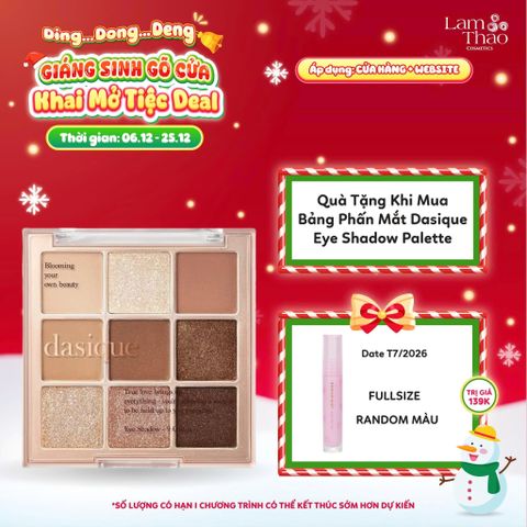  [DEAL SỐC 6.12 - 25.12 TẶNG SON TINT DASIQUE] Bảng Phấn Mắt Dasique Eye Shadow Palette 