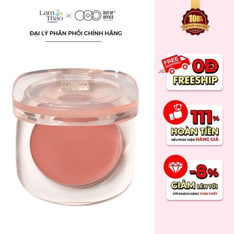  Phấn Má Đơn Sắc Dạng Kem Mousse Out Of Office Matte Mousse Blush 