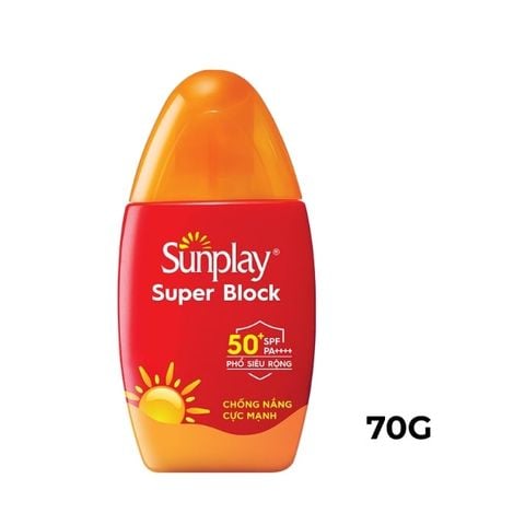  Sữa Chống Nắng Bảo Vệ Vượt Trội Sunplay Super Block SPF 50+ PA++++ 