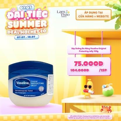  [DEAL SỐC 07.07 - 10.07] Sáp Dưỡng Đa Năng Vaseline Original Protecting Jelly 